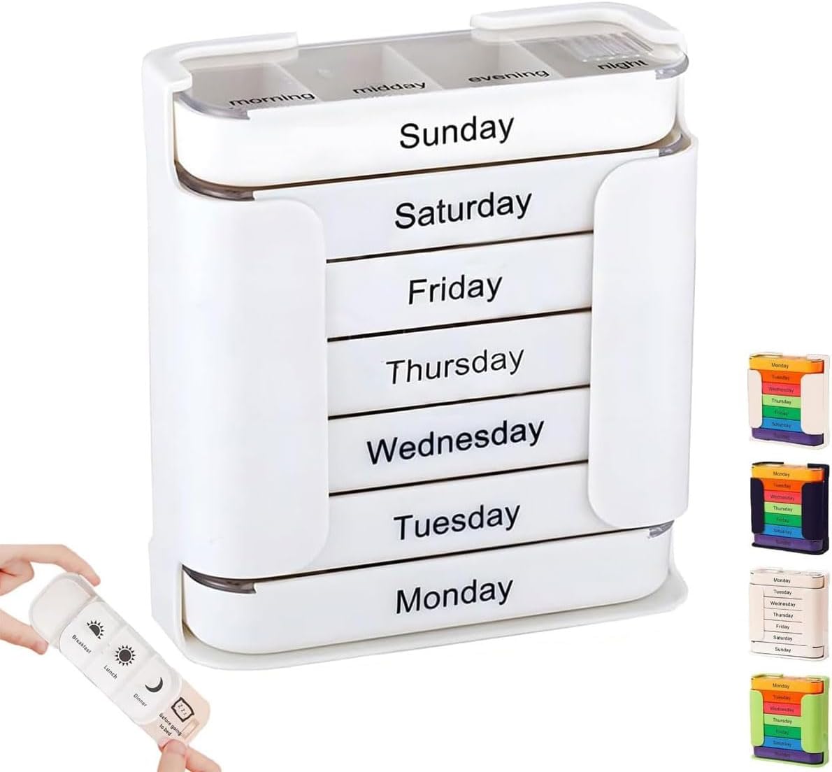 Kalveria® Weekly Daily Medicine Pill Storage Box 💊