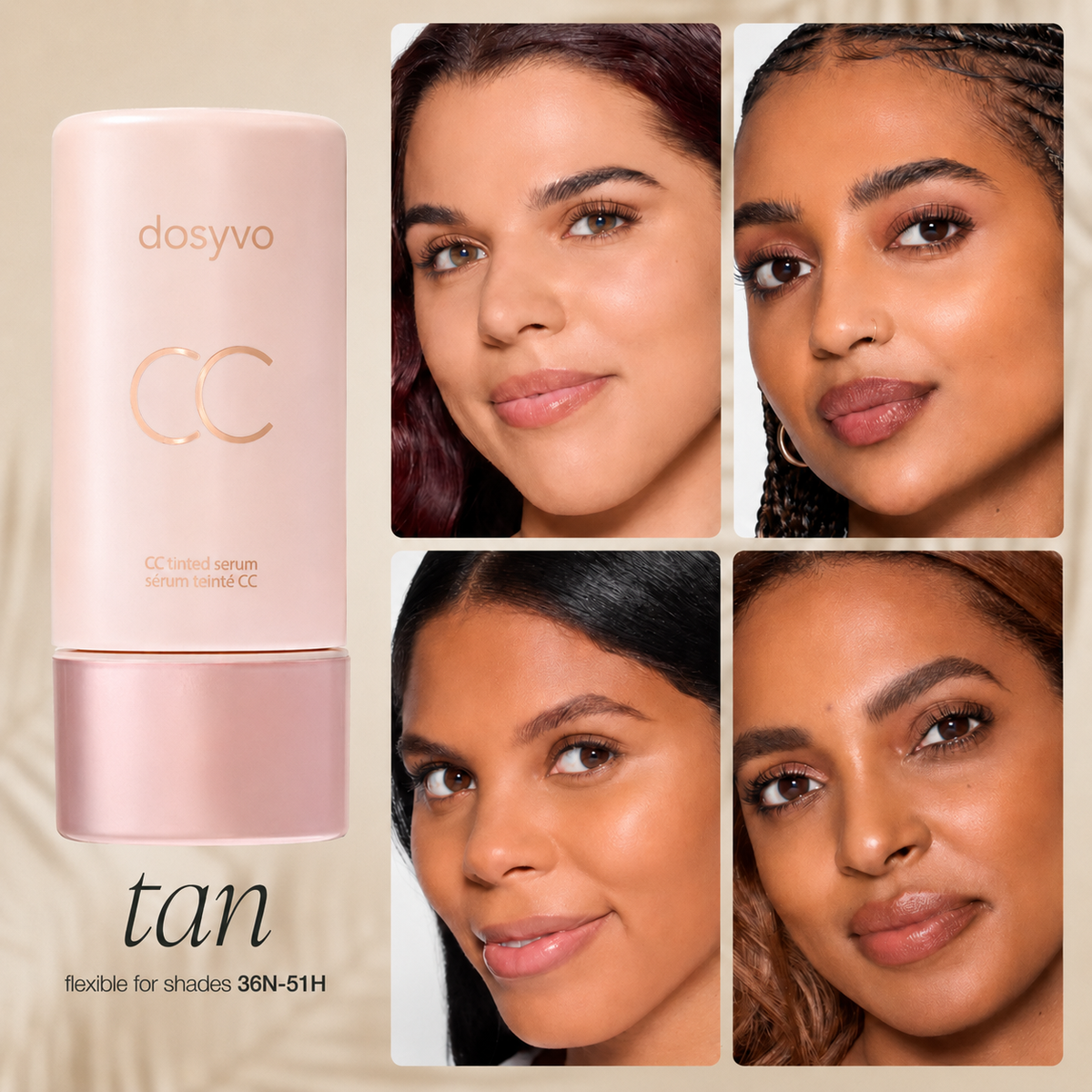 ✨ Color-Correcting Tinted Serum — Adapts to Your Skin Tone, Hydrates 24/7, and Blurs Imperfections