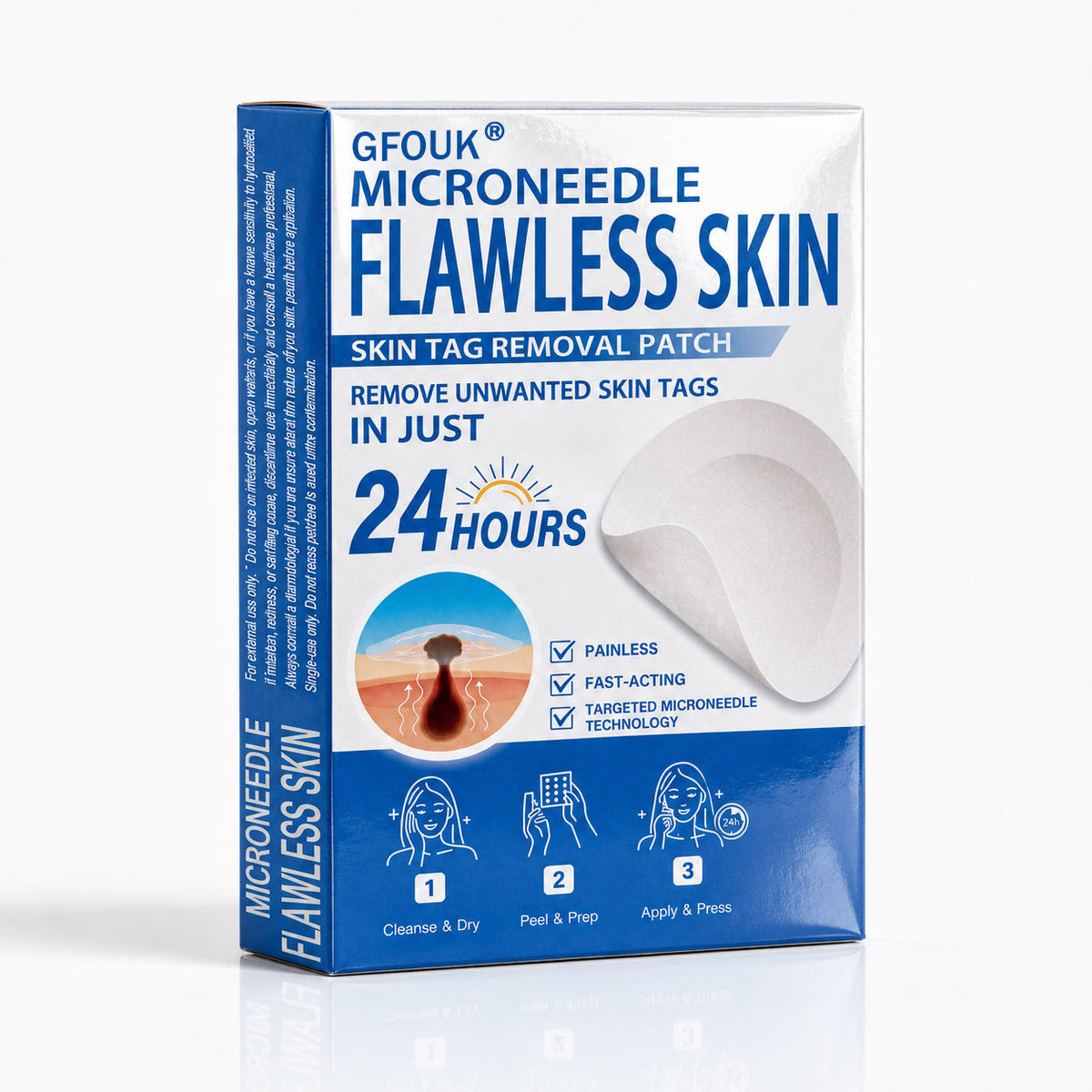 👩‍⚕️🏆 𝐎𝐟𝐟𝐢𝐜𝐢𝐚𝐥 𝐒𝐭𝐨𝐫𝐞 | GFOUK® 🌿 Botanical Microneedle Hydrocolloid Patch (For Skin Tags, Small Skin Growths, Warts, Moles, Age Spots & Pigmentation Concerns)
