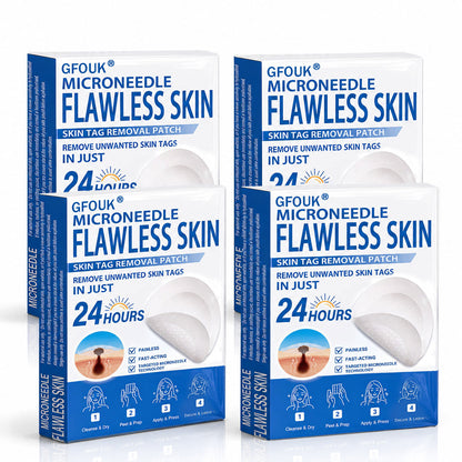 👩‍⚕️🏆 𝐎𝐟𝐟𝐢𝐜𝐢𝐚𝐥 𝐒𝐭𝐨𝐫𝐞 | GFOUK® 🌿 Botanical Microneedle Hydrocolloid Patch (For Skin Tags, Small Skin Growths, Warts, Moles, Age Spots & Pigmentation Concerns)