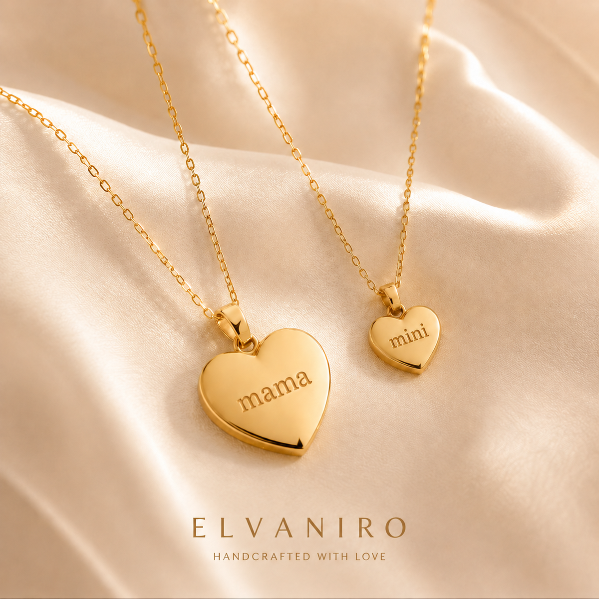 Elvaniro®|Mother Daughter Necklace💞