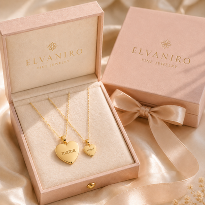 Elvaniro®|Mother Daughter Necklace💞