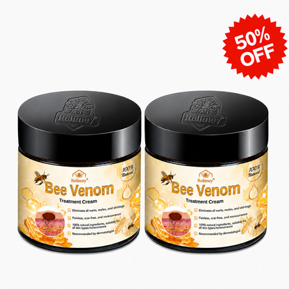 🌿Rolimey® Bee Venom Skin Treatment Cream - (Helping with acne, wart, rosacea, psoriasis, age spots, eczema, and reducing the appearance of stretch marks)