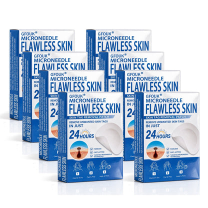 👩‍⚕️🏆 𝐎𝐟𝐟𝐢𝐜𝐢𝐚𝐥 𝐒𝐭𝐨𝐫𝐞 | GFOUK® 🌿 Botanical Microneedle Hydrocolloid Patch (For Skin Tags, Small Skin Growths, Warts, Moles, Age Spots & Pigmentation Concerns)
