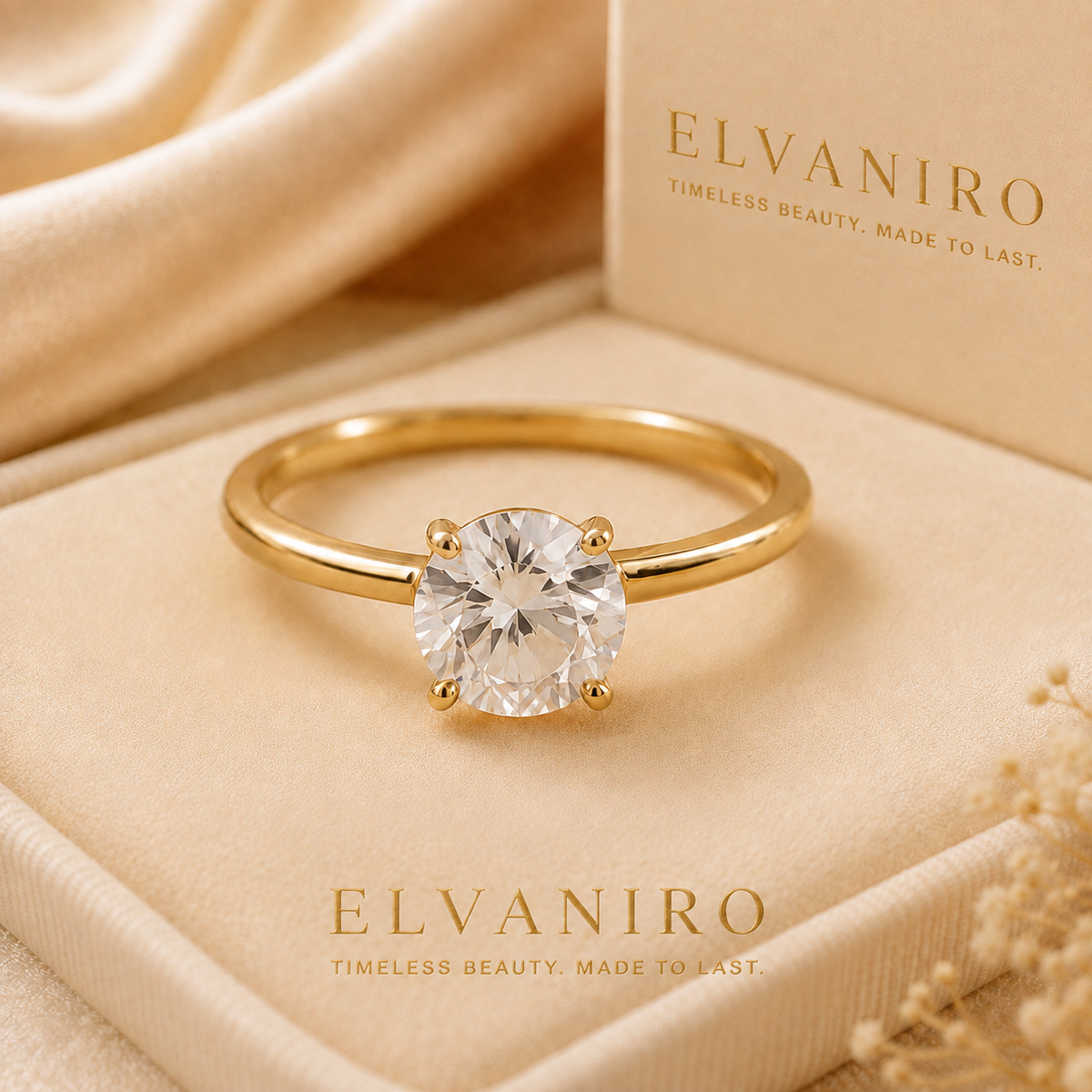 Elvaniro®| Solitaire Ring💎