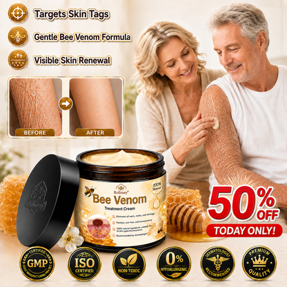 ✅✅Rolimey® Bee Venom Skin Treatment Cream - (Helping with acne, rosacea, psoriasis, age spots, eczema, and reducing the appearance of stretch marks)