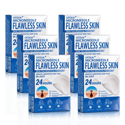 👩‍⚕️🏆 𝐎𝐟𝐟𝐢𝐜𝐢𝐚𝐥 𝐒𝐭𝐨𝐫𝐞 | GFOUK® 🌿 Botanical Microneedle Hydrocolloid Patch (For Skin Tags, Small Skin Growths, Warts, Moles, Age Spots & Pigmentation Concerns)