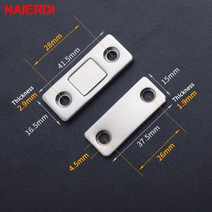 Kalveria® Ultra-Thin Invisible Cabinet Door Magnets 🧲