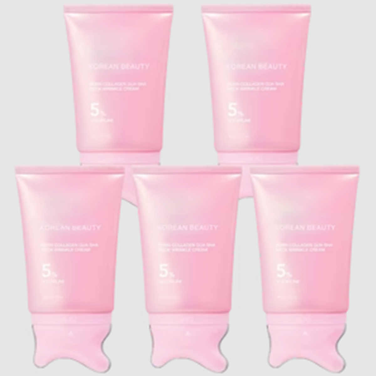 ✨ 5-Min Neck Lift Cream – PDRN Collagen Gua Sha, Firms Turkey Neck & Jawline
