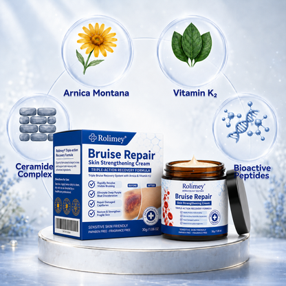 💦💦Over 100,000 units sold👨‍⚕️ - Rolimey® cream to repair bruises and strengthen the skin.
