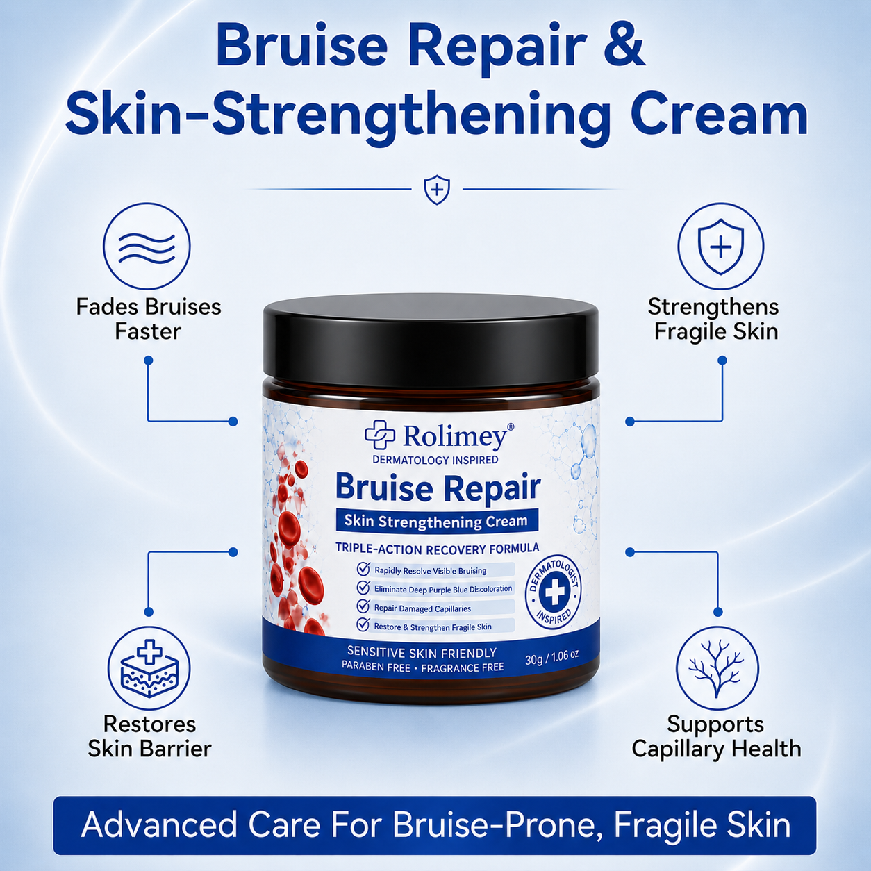 💦💦Over 100,000 units sold👨‍⚕️ - Rolimey® cream to repair bruises and strengthen the skin.