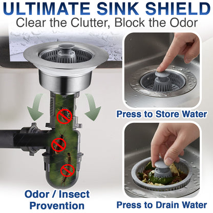 🚰 Kalveria® Kitchen Sink Drain Strainer and Stopper