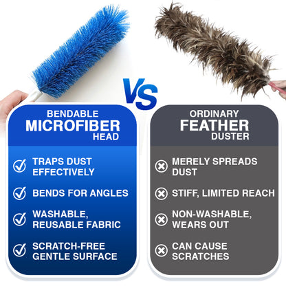 Kalveria® Bendable Microfiber Head
