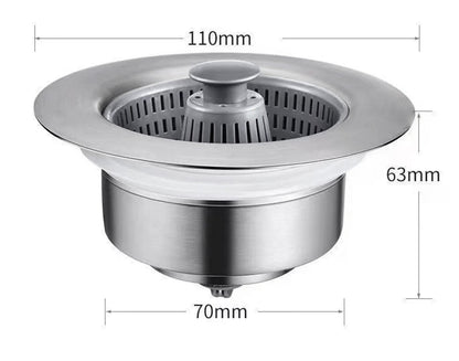 🚰 Kalveria® Kitchen Sink Drain Strainer and Stopper