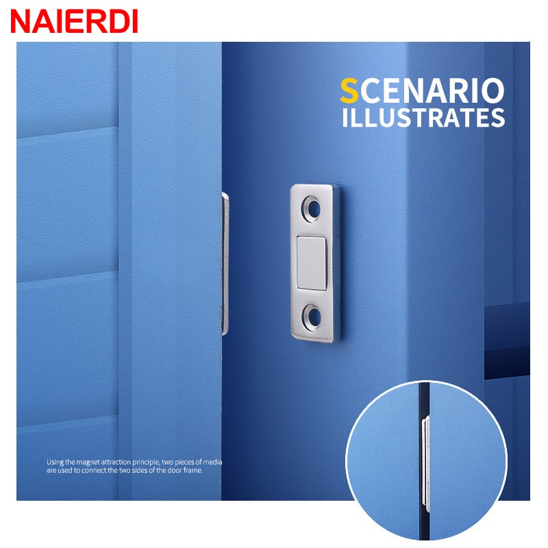 Kalveria® Ultra-Thin Invisible Cabinet Door Magnets 🧲