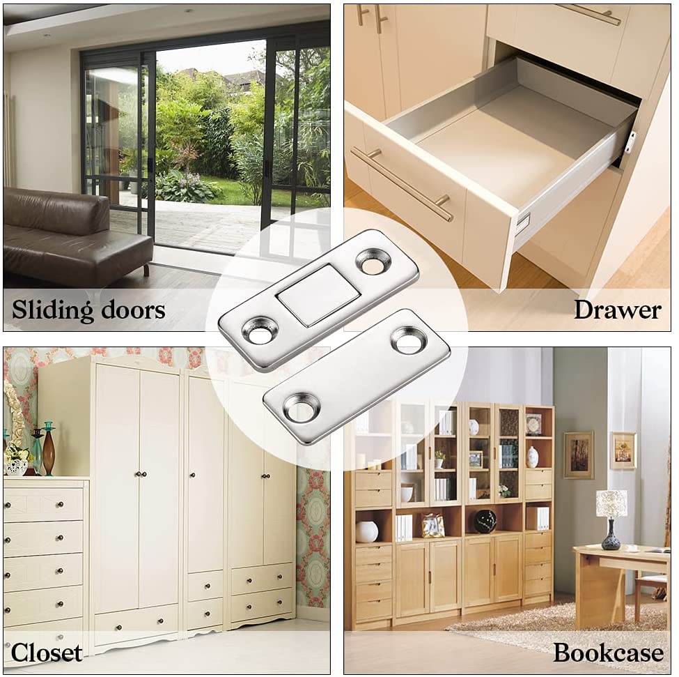 Kalveria® Ultra-Thin Invisible Cabinet Door Magnets 🧲